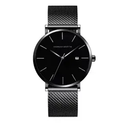 HANNAH MARTIN - Reloj HAN-38 Hombre Acero Negro