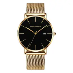 HANNAH MARTIN - Reloj HAN-40 Hombre Acero Dorado