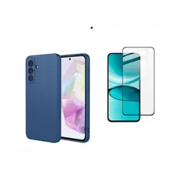 SPACE - CASE SILICONA SAMSUNG S25 FE COLOR AZUL + MICA