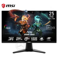 MSI - MONITOR MAG 255F E20 245 RAPID IPS FHD 200Hz 05ms FreeSync 1