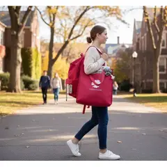 GENERICO - Mohila Kawai Set Flor 4 En 1 Bolso Cartuchera