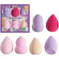GENERICO - Set de 6 Esponjas de Maquillaje Beauty Blender