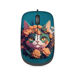 CYBERTEL - Mouse inalámbrico con Diseño 1000DPI Cyberte lKitty - CYB M213