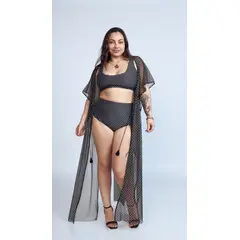 MISS LADY - Ropa de baño Mujer Malibu con Lunares