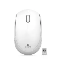 ENKORE - Mouse Oficina Alámbrico 1000DPI Blanco Urban - EKM 203W