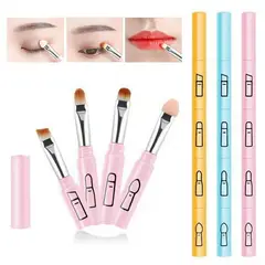 GENERICO - Set de Brochas de Maquillaje 4 en 1