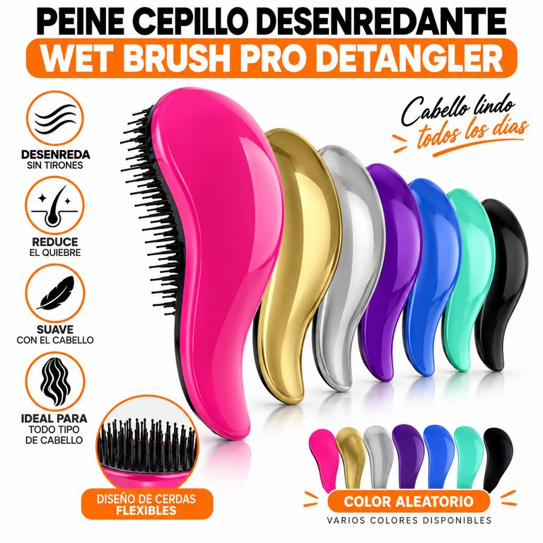 PEINE CEPILLO DESENREDANTE WET BRUSH PRO DETANGLER
