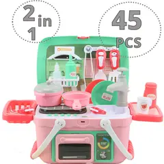 GENERICO - Set de Cocina Picnic con Accesorios 30 Piezas