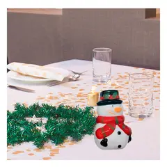 GENERICO - Salero de Mesa Navideno Muneco de Nieve para Decorar Cocina y Hogar en Navidad Y+Ligas Regalo