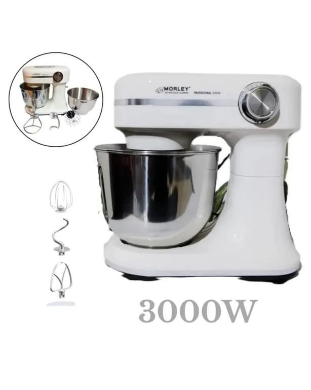 Batidora Planetaria Profesional 3000 Watts 12 Velocidades COLOR HUESO