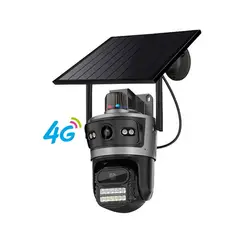 OEM - Camara De Vigilancia 4G - Para Chip de Celular - 4K Con Panel solar