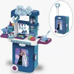 DISNEY CLASICOS - Set de Cocina Maleta 3 en 1 Frozen