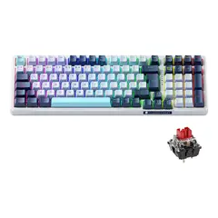 THUNDEROBOT - TECLADO GAMER K98 - BLUE SWITCH OUTEMU RED AZUL LED-RGB