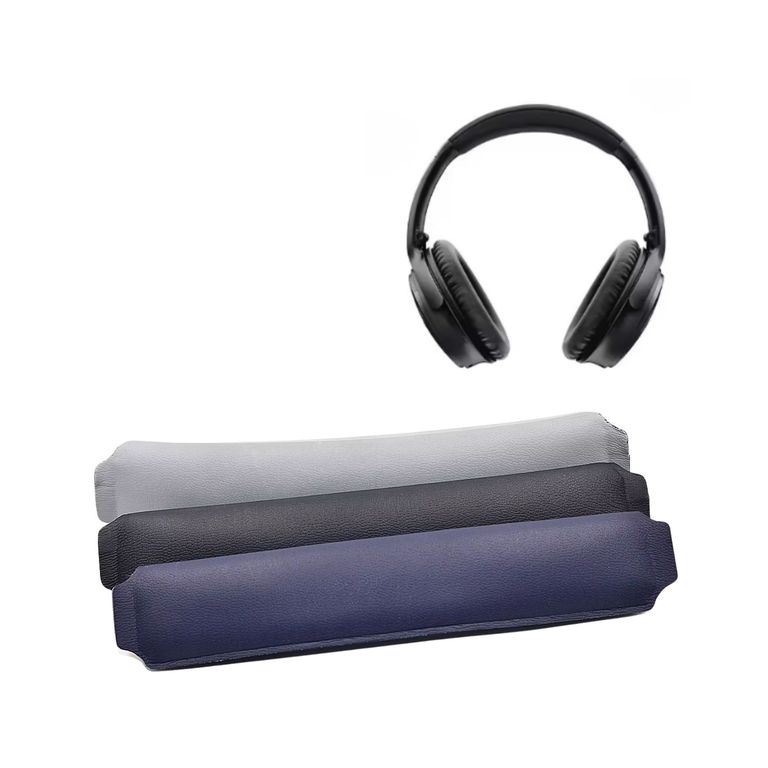 Cojín de Vincha para Bose Qc25 Qc35 QC35II Fácil Instalación Negro