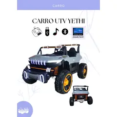 GENERICO - CARRO ELECTRICO GRIS 4X4 MODELO A CONTROL REMOTO