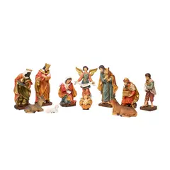 PANADECOR - NACIMIENTO DE 11 PERSONAJES POLIRESINA 15CM