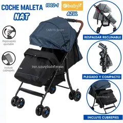 EBABY - Coche de paseo NAT AZUL cod1002-1