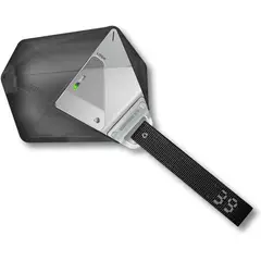 AULUMU - Case Futurista AirPods Pro 3 Diseño Geométrico Con Hebilla Gris Oscuro