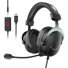 FIFINE - Auriculares H9 Cableada Black