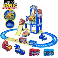 SONIC - Juguete Set de Pista Estacionamiento de SNI-2026A