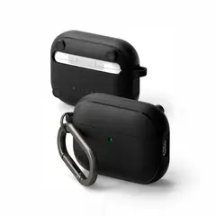 RINGKE - Case Airpods Pro 3 Onxy Magsafe Texturizado Negro Con Mosqueton