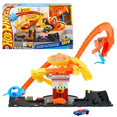 HOT WHEELS - Pista City Ataque Pizza Slam Cobra Attack