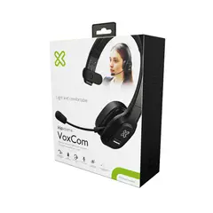 KLIP XTREME - Kch-750 Headset Inalámbrico Mono Dual Para Conferencias Y Audio En Casa