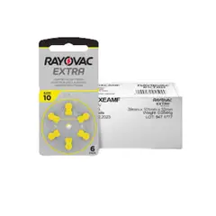 RAYOVAC - PILAS AUDITIVAS PR10 BLISTER X 6