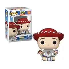 FUNKO - Andy con Buzz Lightyear y Woody Pop 1596 Toy Story
