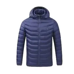 GENERICO - Casaca Calentadora Térmica Impermeable Hombre Azul Regalo Navidad Genieka