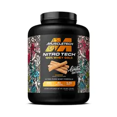 MUSCLETECH - Nitrotech 100 % Whey Gold 5.1 LB Proteina - Churro