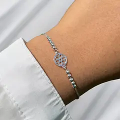 JOYERIA D'PILMER - PULSERA DE PLATA MARGARITA