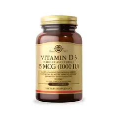 SOLGAR - Vitamina D3 - 25 MCG (1000IU) 100 cápsulas