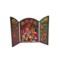 ACHALLAY ARTESANIA DE BARRO - Retablo Ayacuchano Danza de Tijeras