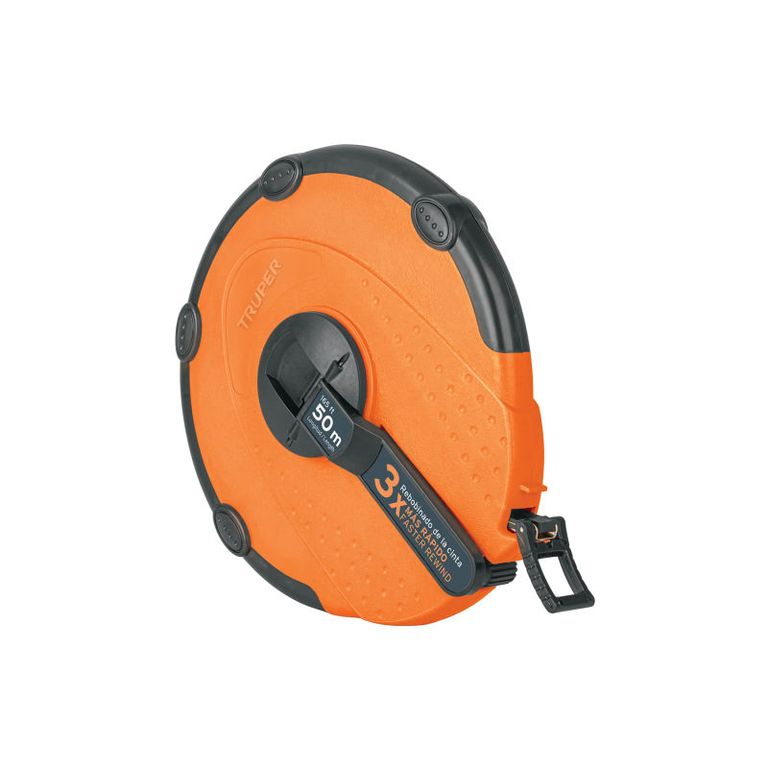 Cinta métrica larga 50m fibra de vidrio carcasa plástica - 12640