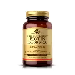 SOLGAR - Biotin 10000 MCG / Biotina 120 Cap