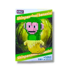 GENERICO - TIPO LEGO ITALIAN BRAINROT CHIMPANZINI BANANINI MAS DE 1301PIEZAS