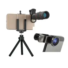 GENERICO - Telescopio Para Celular 18x y Gran Angular con Macro