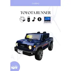 GENERICO - CARRO PARA NIÑO MODELO TOYOTA RUNNER COLOR AZUL