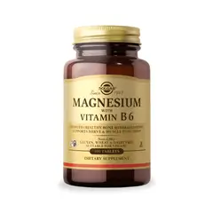 SOLGAR - Magnesio con Vitamina B6 - 100 cápsulas