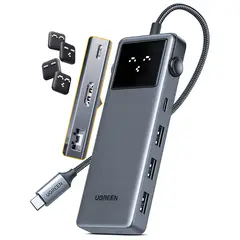 UGREEN - Adaptador Hub Tipo C 7 En 1 RJ45 Premium Hdmi Robot