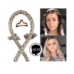 GENERICO - Set Rizador de Cabello Ondas nocturnas sin calor en Animal Print