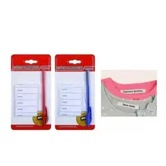 GENERICO - 2 Rollos Etiquetas Ropa Termoadhesivas Con Plancha + Lapiz