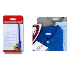 GENERICO - Etiquetas Para Nombre Marcar Ropa Con Plancha Termoadhesiva