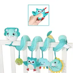 GENERICO - JUGUETE SONAJERO COLGANTE ESPIRAL SENSORIAL PARA BEBÉS