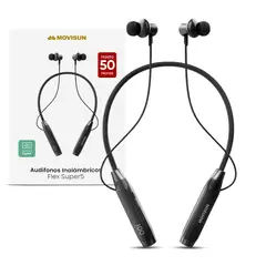 MOVISUN - Audifonos Deportivos Flex Super 5 Neckband Pantalla LED