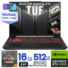 ASUS - ASUS,ASUS TUF GAMING A16,AMD RYZEN 7 7445HS, Ram 16GB, SSD 512 GB, 15.6 FHD