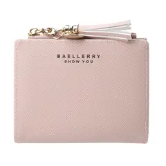 BAELLERRY - Billetera de Cuero Vegano PU para dama DR028