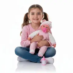 GENERICO - Set de Bebé Dulce Sueño Respira Juguete Bebé Recién Nacido 51cm Musical