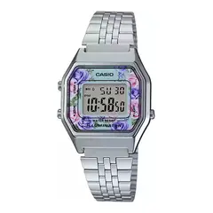 CASIO - Reloj LA680WA-2CDF Mujer Acero Plateado